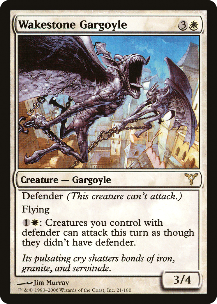 Wakestone Gargoyle (021) Foil - Dissension