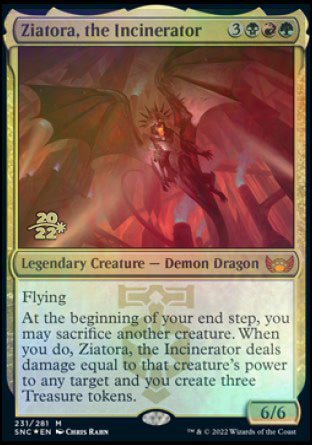 Ziatora, the Incinerator [Streets of New Capenna Prerelease Promos] | Silver Goblin