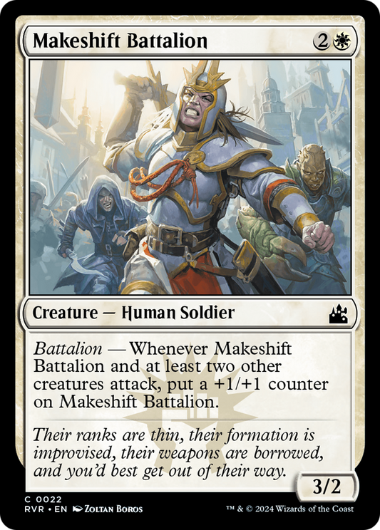 Makeshift Battalion [Ravnica Remastered] Foil