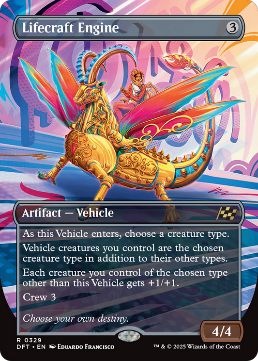 Lifecraft Engine (Borderless) Foil (329) - Aetherdrift