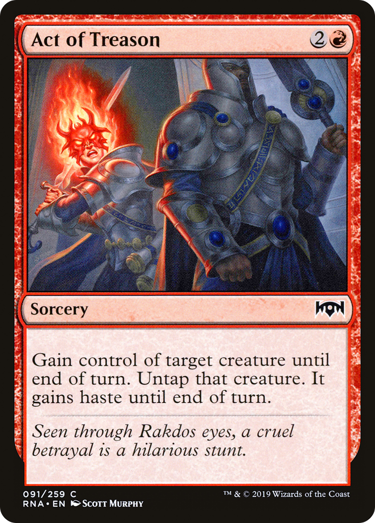 Act of Treason [Ravnica Allegiance] | Silver Goblin