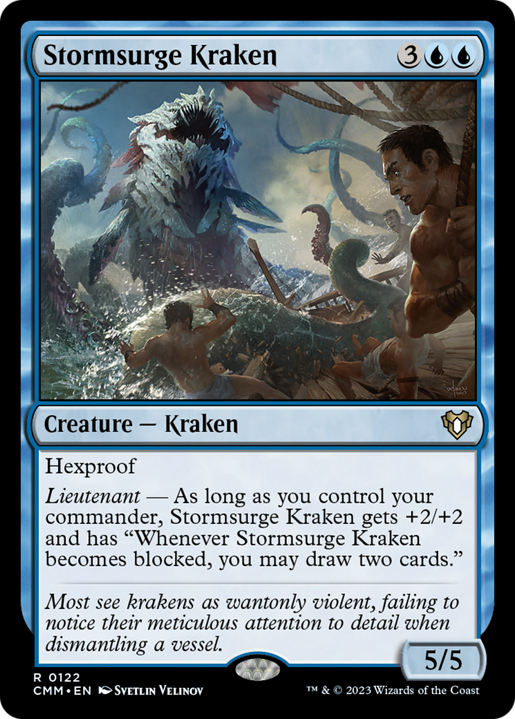 Stormsurge Kraken [Commander Masters] | Silver Goblin