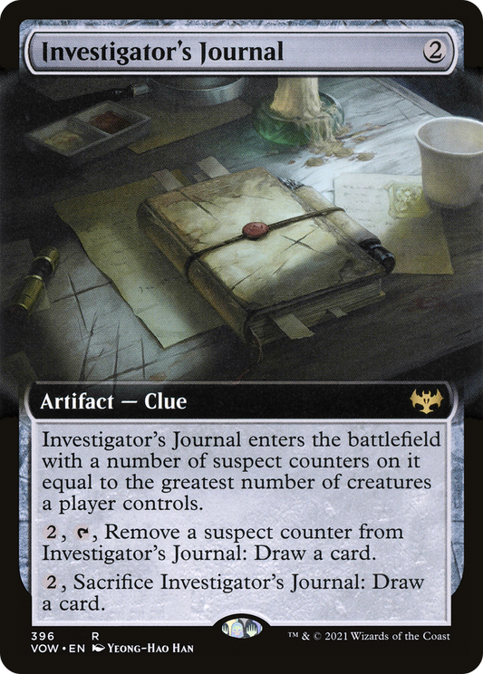 Investigator's Journal (Extended Art) [Innistrad: Crimson Vow] Foil