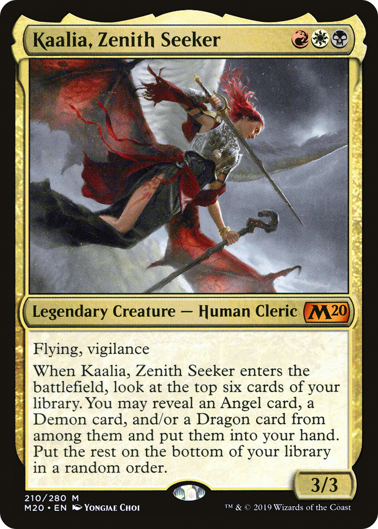 Kaalia, Zenith Seeker [Core Set 2020] Foil