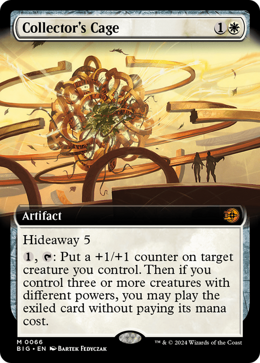 Collector's Cage (Extended Art) [Outlaws of Thunder Junction: The Big Score] Foil