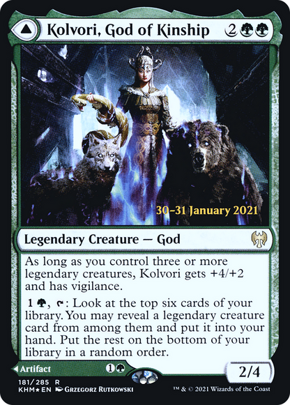 Kolvori, God of Kinship (181) Foil - Kaldheim Promos