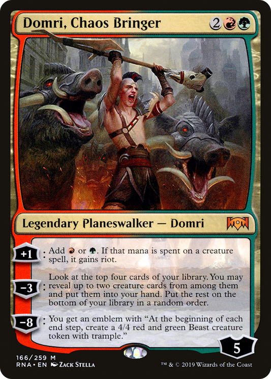 Domri, Chaos Bringer [Ravnica Allegiance] Foil