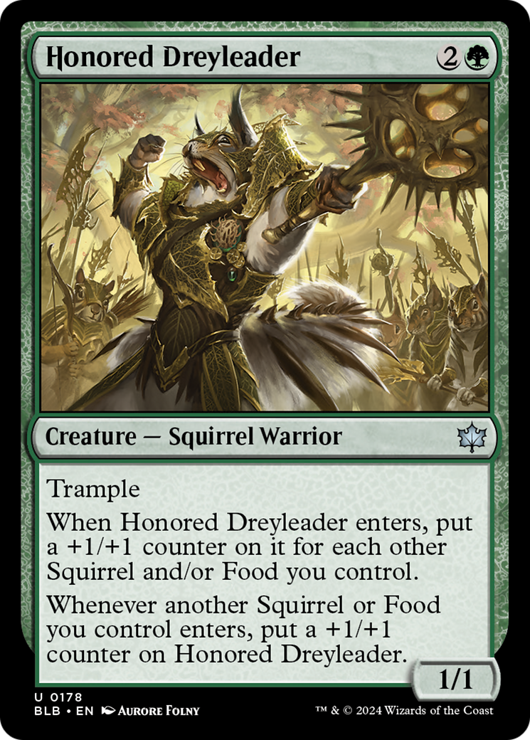 Honored Dreyleader [Bloomburrow] | Silver Goblin