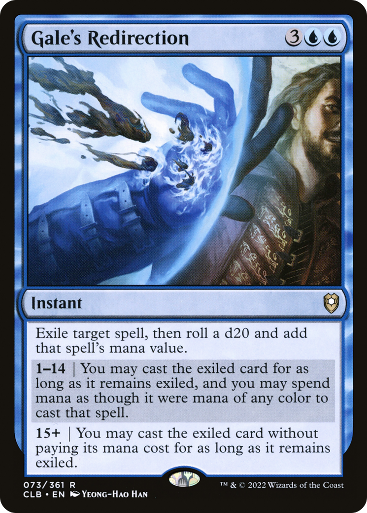 Gale's Redirection [Commander Legends: Battle for Baldur's Gate] Foil