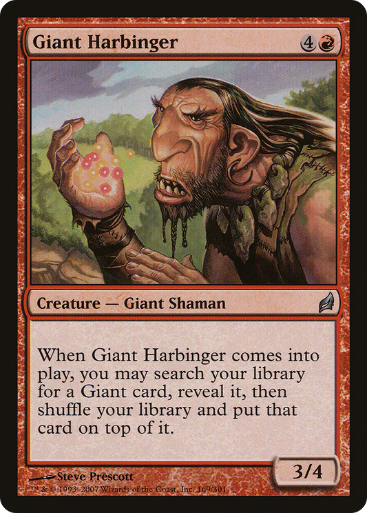 Giant Harbinger [Lorwyn] Foil