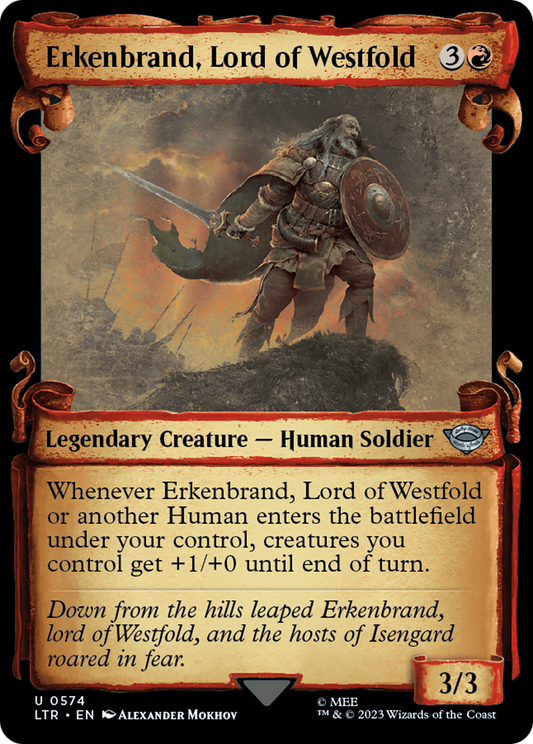 Erkenbrand, Lord of Westfold [The Lord of the Rings: Tales of Middle-Earth Showcase Scrolls] Foil
