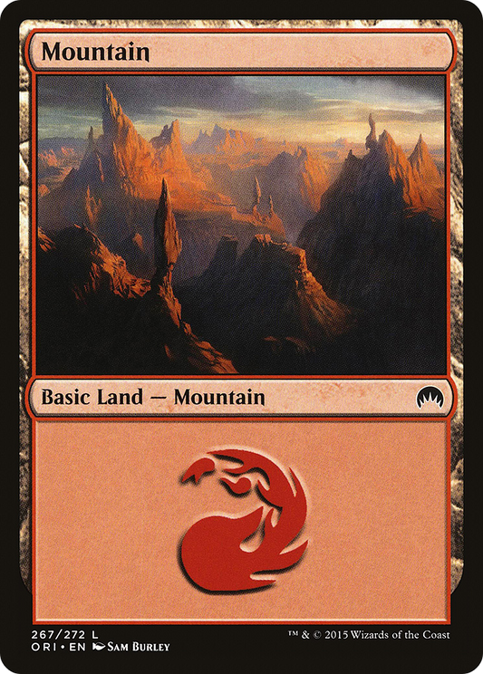 Mountain (267) [Magic Origins] Foil