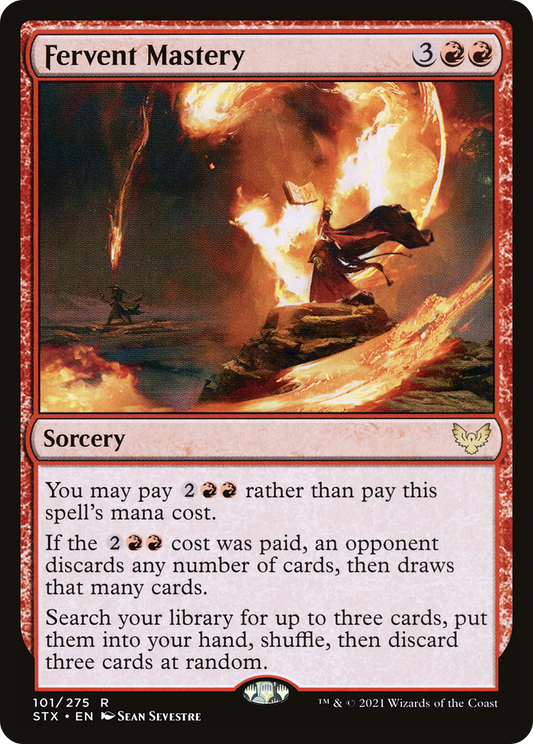 Fervent Mastery [Strixhaven: School of Mages] Foil