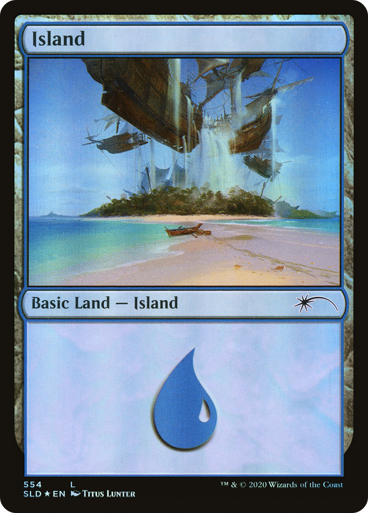 Island (Pirates) (554) [Secret Lair Drop Promos] | Silver Goblin