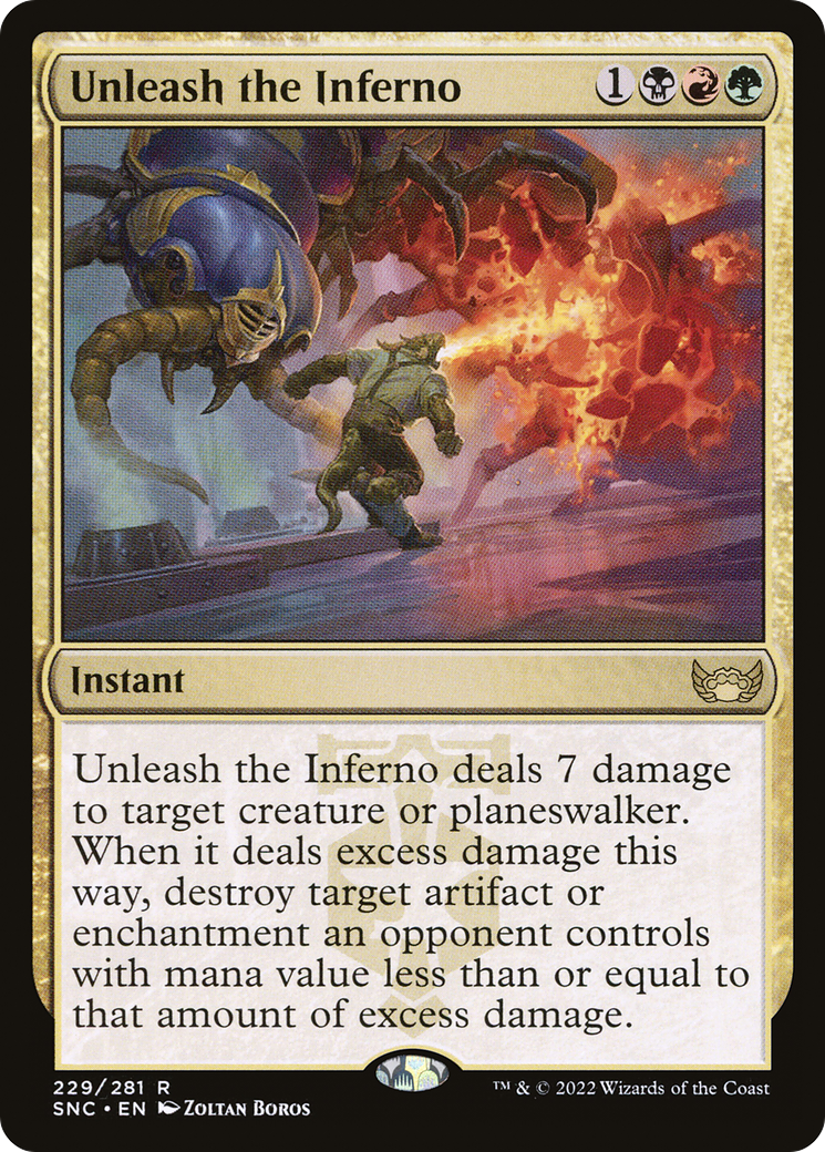 Unleash the Inferno [Streets of New Capenna] Foil