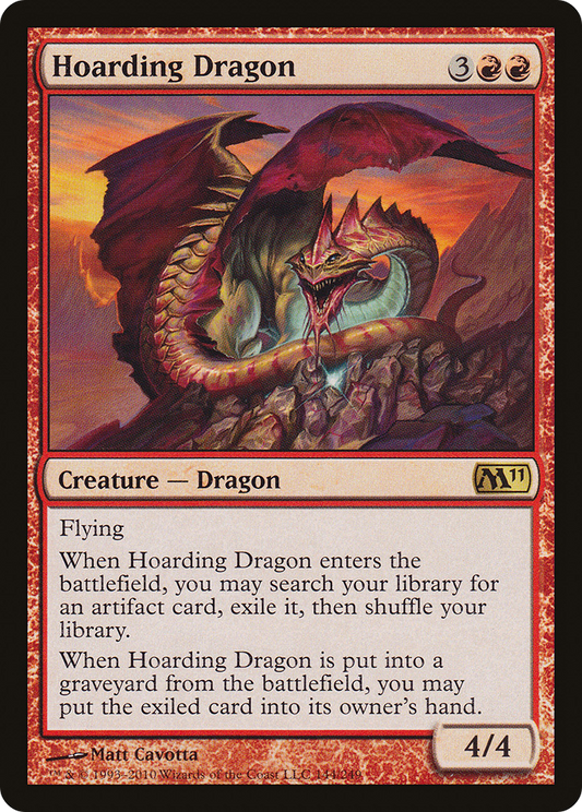 Hoarding Dragon [Magic 2011] Foil