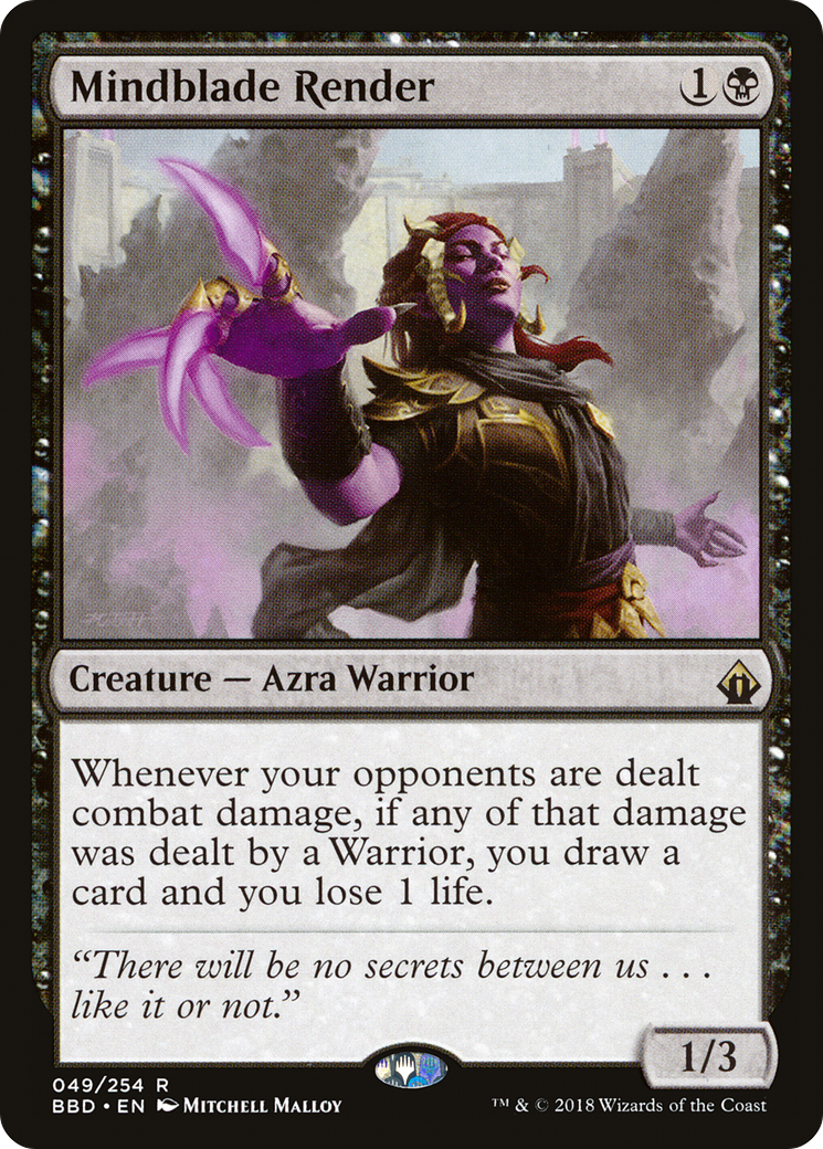 Mindblade Render (049) Foil - Battlebond