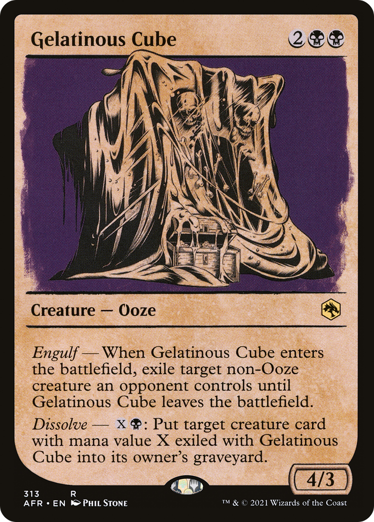 Gelatinous Cube (Showcase) [Dungeons & Dragons: Adventures in the Forgotten Realms] Foil