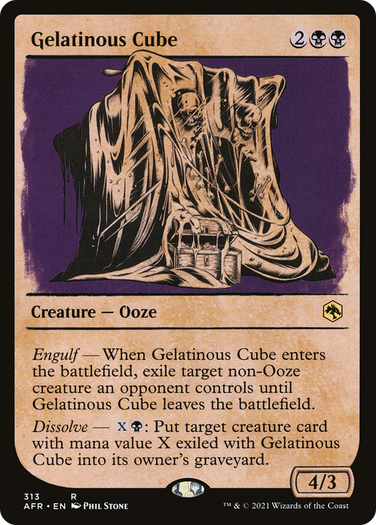 Gelatinous Cube (Showcase) [Dungeons & Dragons: Adventures in the Forgotten Realms] Foil