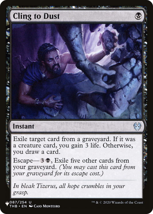 Cling to Dust (THB-87)