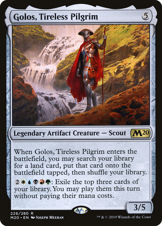 Golos, Tireless Pilgrim [Core Set 2020] Foil