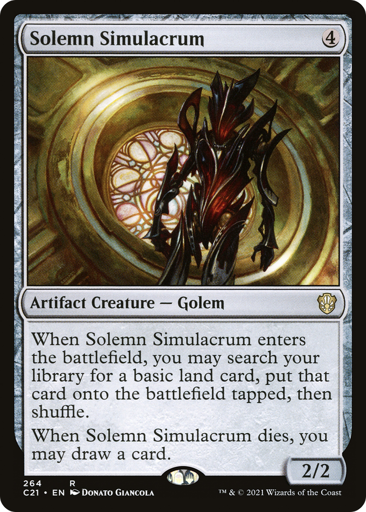 Solemn Simulacrum [Commander 2021] | Silver Goblin