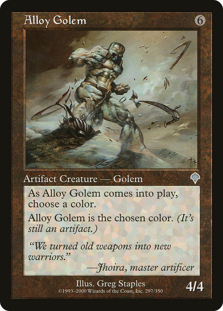 Alloy Golem [Invasion] Foil