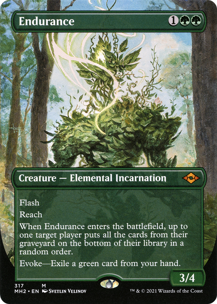 Endurance (Borderless Alternate Art) [Modern Horizons 2] Foil