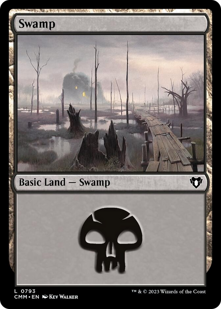 Swamp (793) [Commander Masters] | Silver Goblin