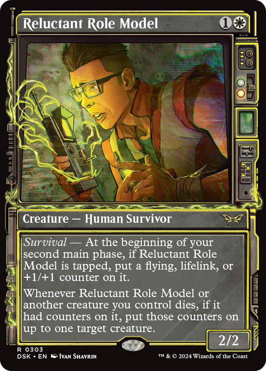 Reluctant Role Model (Showcase) [Duskmourn: House of Horror] Foil