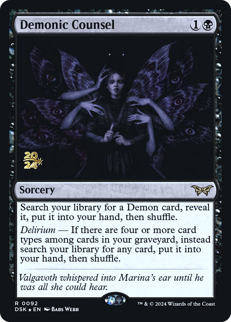 Demonic Counsel Foil (92S)