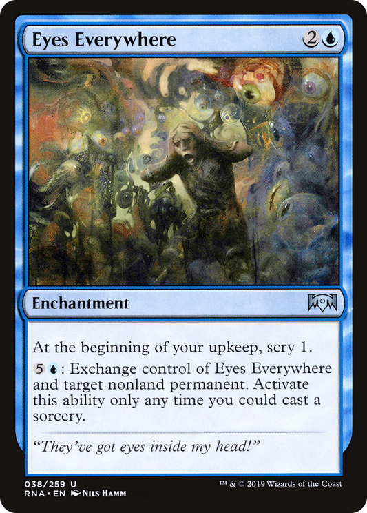 Eyes Everywhere [Ravnica Allegiance] Foil