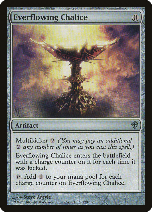 Everflowing Chalice [Worldwake] Foil