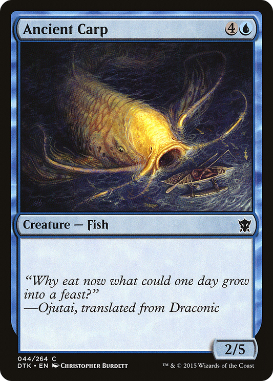 Ancient Carp [Dragons of Tarkir] Foil
