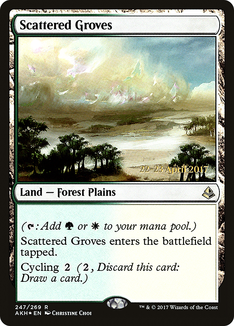 Scattered Groves (247) Foil - Amonkhet Promos