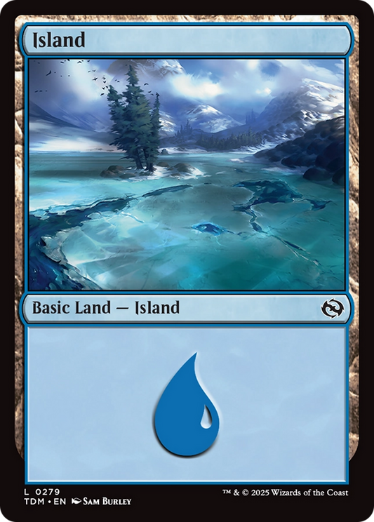 Island (279) Foil - Tarkir: Dragonstorm