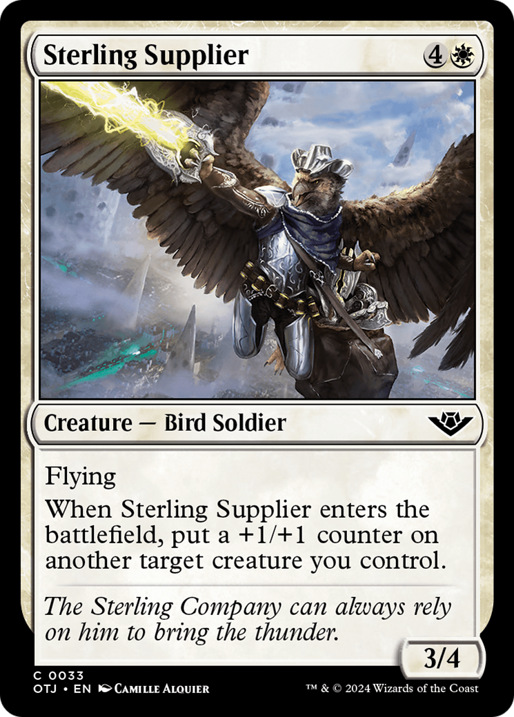 Sterling Supplier [Outlaws of Thunder Junction] | Silver Goblin