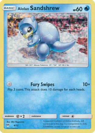 Alolan Sandshrew (4/12) [McDonald's Promos: 2019 Collection] | Silver Goblin