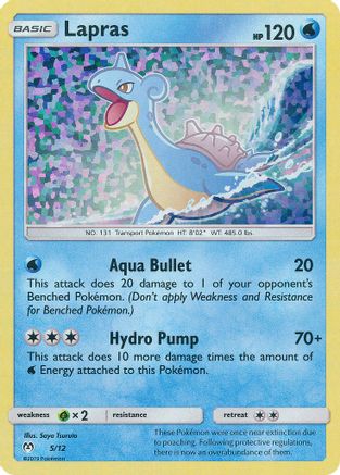 Lapras (5/12) [McDonald's Promos: 2019 Collection] | Silver Goblin