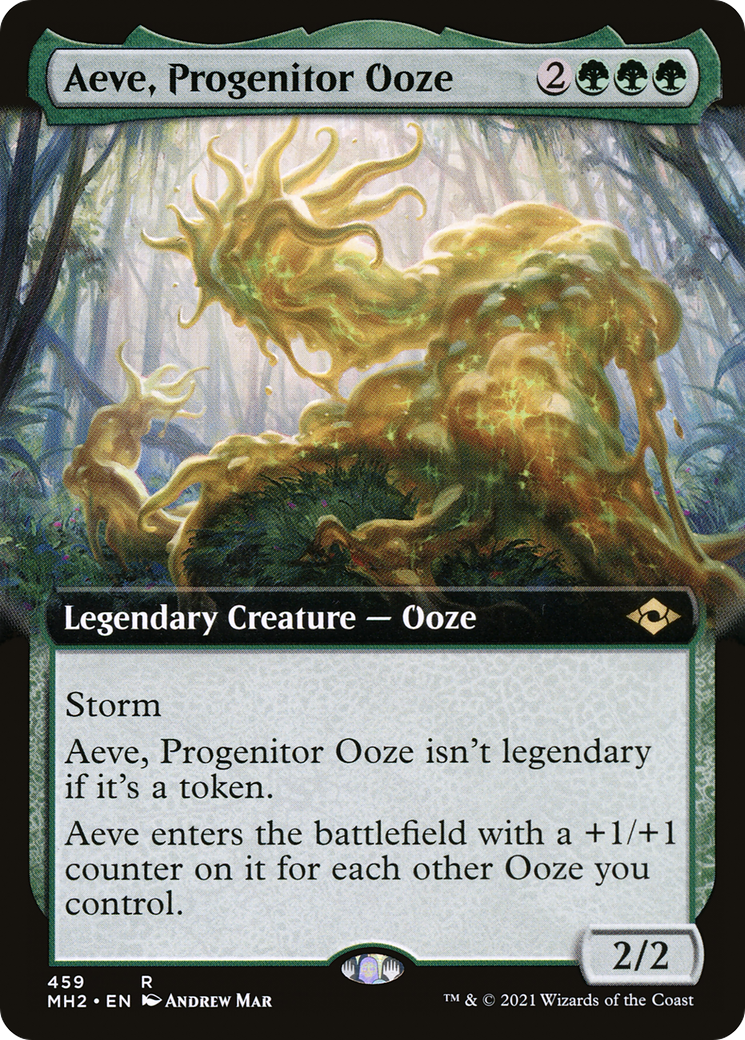 Aeve, Progenitor Ooze (Extended Art) [Modern Horizons 2] | Silver Goblin