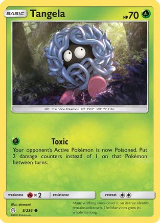 Tangela (5) Reverse Holofoil - Cosmic Eclipse