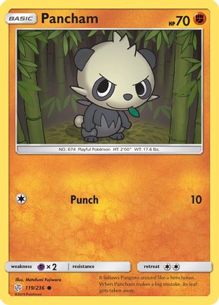 Pancham (119) Reverse Holofoil - Cosmic Eclipse