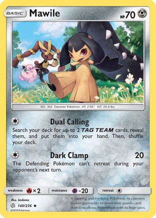 Mawile (140) Reverse Holofoil - Cosmic Eclipse