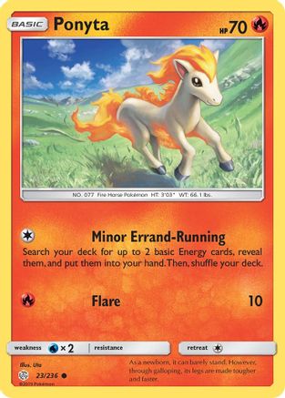 Ponyta (23) Reverse Holofoil - Cosmic Eclipse