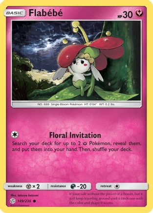 Flabebe (149) Reverse Holofoil - Cosmic Eclipse