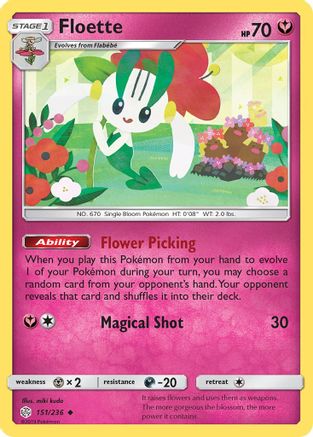 Floette (151) Reverse Holofoil - Cosmic Eclipse