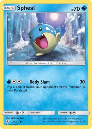 Spheal (50) Reverse Holofoil - Cosmic Eclipse