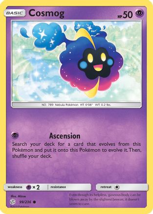 Cosmog (99) Reverse Holofoil - Cosmic Eclipse