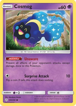 Cosmog (100) Reverse Holofoil - Cosmic Eclipse