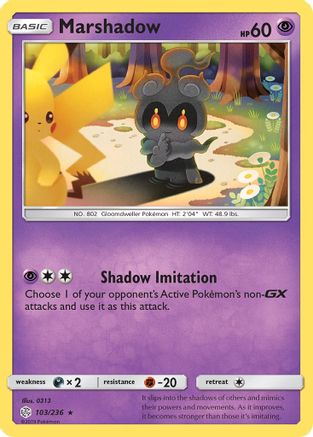 Marshadow (103) Reverse Holofoil - Cosmic Eclipse